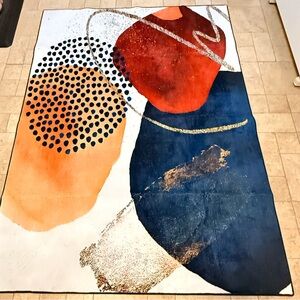 Abstract Multicolor Area Rug